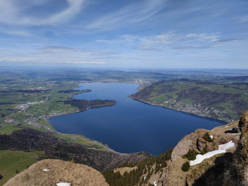 Lago Zug desde el Monte Rigi